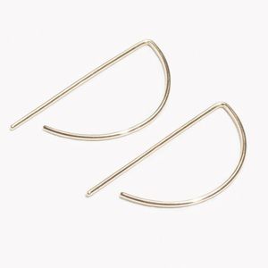 NWT & Other Stories Geometric Hoop Earrings